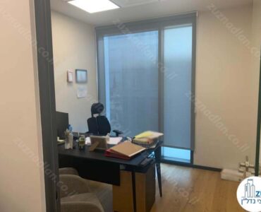 חדר של משרד להשכרה עם נוף לים במגדל רסיטל תל אביב