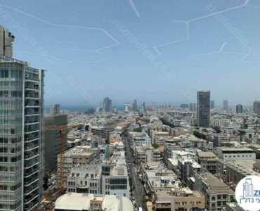 נוף מחלון של משרד להשכרה ברוטשילד 22 תל אביב