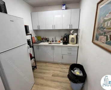 מטבחון של משרד 140 מר להשכרה במגדלי שקל תל אביב