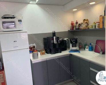 מטבחון של משרד 444 מר להשכרה במרכז אשדר תל אביב