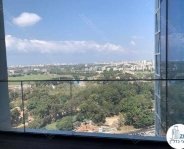 נוף ממרפסת של קומה שלמה להשכרה במגדל לייף בני ברק
