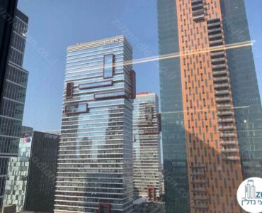 נוף מחלון של משרד 370 מר להשכרה במגדל הכשרת הישוב בני ברק