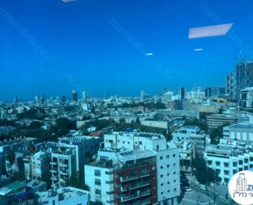 נוף מחלון של משרד להשכרה 318 מר במגדל סונול תל אביב