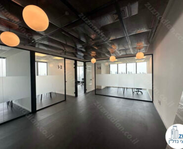 כניסה לחדרים של משרד להשכרה 243 מר במגדל נמרודי בני ברק