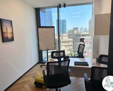 חדר של משרד להשכרה מחולק לחדרים במגדל ספיר רמת גן