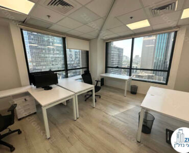 חדר פינתי של משרד להשכרה 200 מר בבית שאפ רמת גן