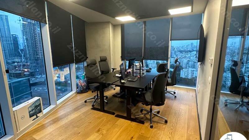 חדר צוותי של משרד להשכרה 274 מר במגדל WE תל אביב