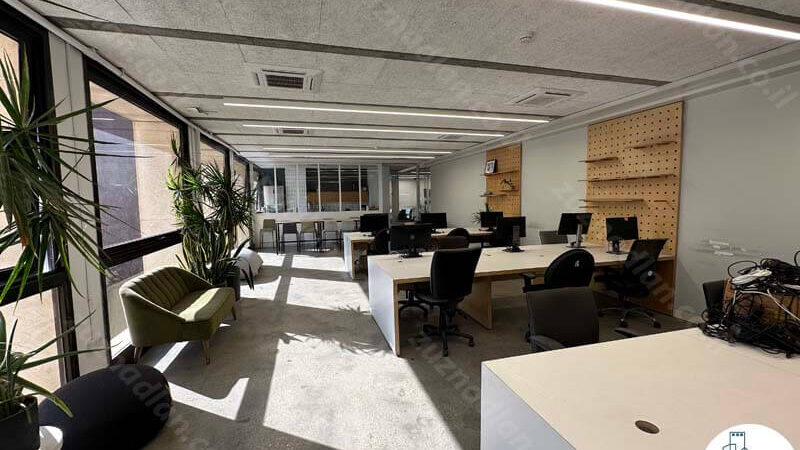 אופן ספייס של משרד להשכרה להייטק 237 מר במתחם רוטשילד בתל אביב