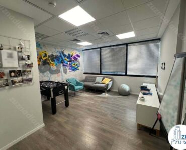 חדר מנוחה של משרד להשכרה להייטק 430 מר בבית אגיש רבד בתל אביב