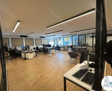 אופן ספייס של משרד להשכרה 200 מר בבניין משרדים על רחוב הארבעה בתל אביב