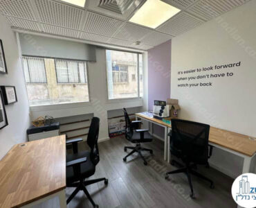 חדר של משרד 300 מר להשכרה בבניין משרדים במתחם הבורסה ברמת גן