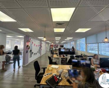 אופן ספייס של משרד 300 מר להשכרה בבניין משרדים במתחם הבורסה ברמת גן