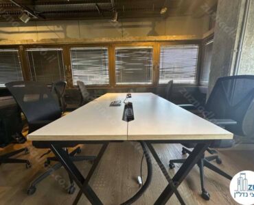 עמדות עבודה של קומה שלמה להשכרה בבניין משרדים על רחוב אחד העם תל אביב