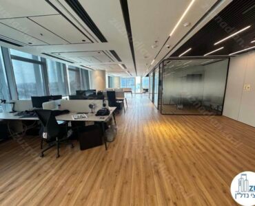 אופן ספייס של משרד מרוהט להשכרה 646 מר במגדל לייף בני ברק