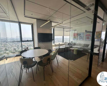 חדר של משרד יוקרתי להשכרה 375 מר במגדלי אלון תל אביב