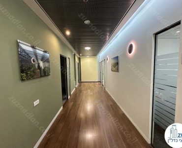 מסדרון של משרד להשכרה 464 מר במגדל ששון חוגי במתחם הבורסה