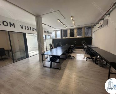 אופן ספייס של משרד להשכרה לחברות הייטק בשכונת מונטיפיורי בתל אביב
