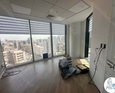 חדר פינתי של משרד 100 מר להשכרה במגדל ספיר ברמת גן